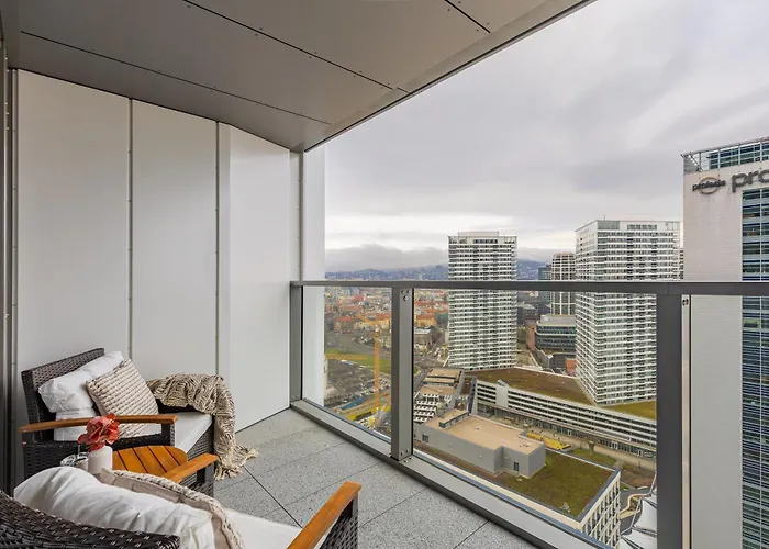 Apartament Eurovea Tower - Luke Danube 24 Bratislava